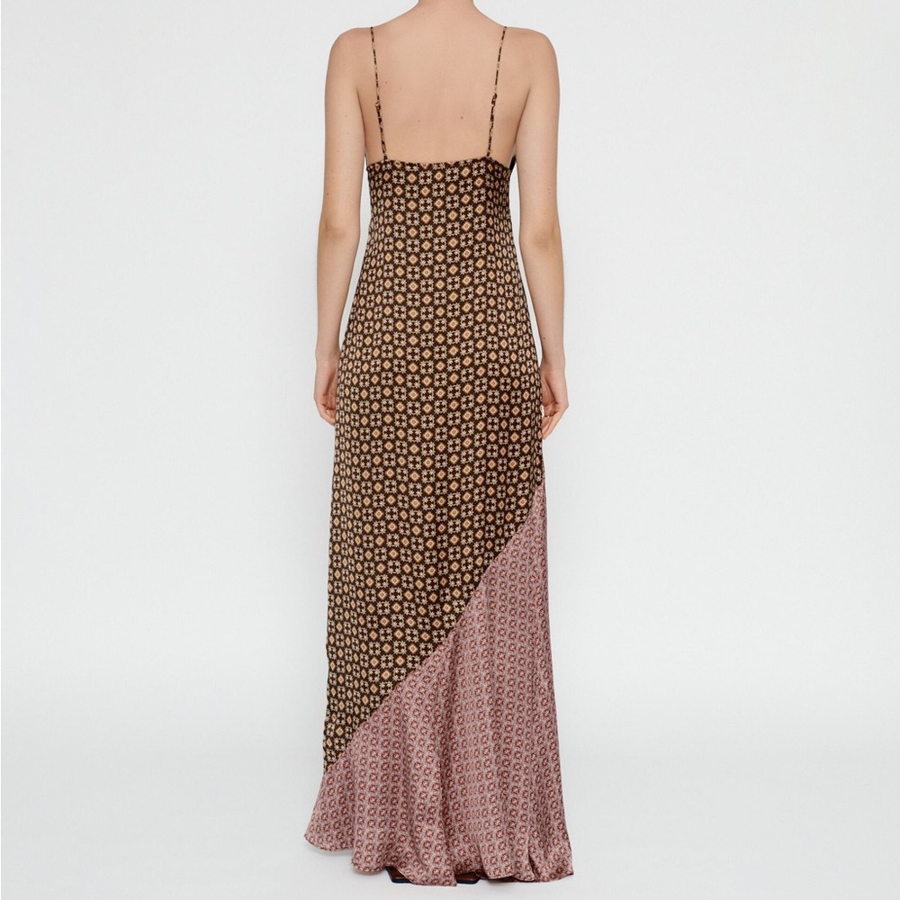 ZARA PATCHWORK PRINT DRESS - Picture 3 of 6